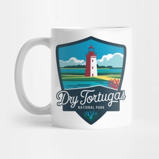 Dry Tortugas National Park Minimalistic Emblem Mug